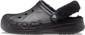 Crocs Unisex-Adult Baya Lined Fuzz Strap Clogs