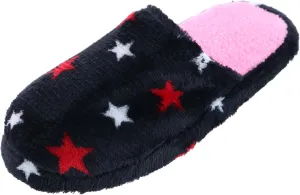 CTM Girl's Night Star Slip On Slippers