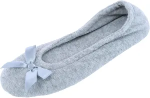 CTM® Women's Terry Ballerina Slipper House Shoe