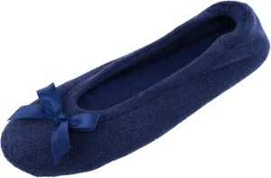 CTM Women's Terry Ballerina Slipper House Shoe