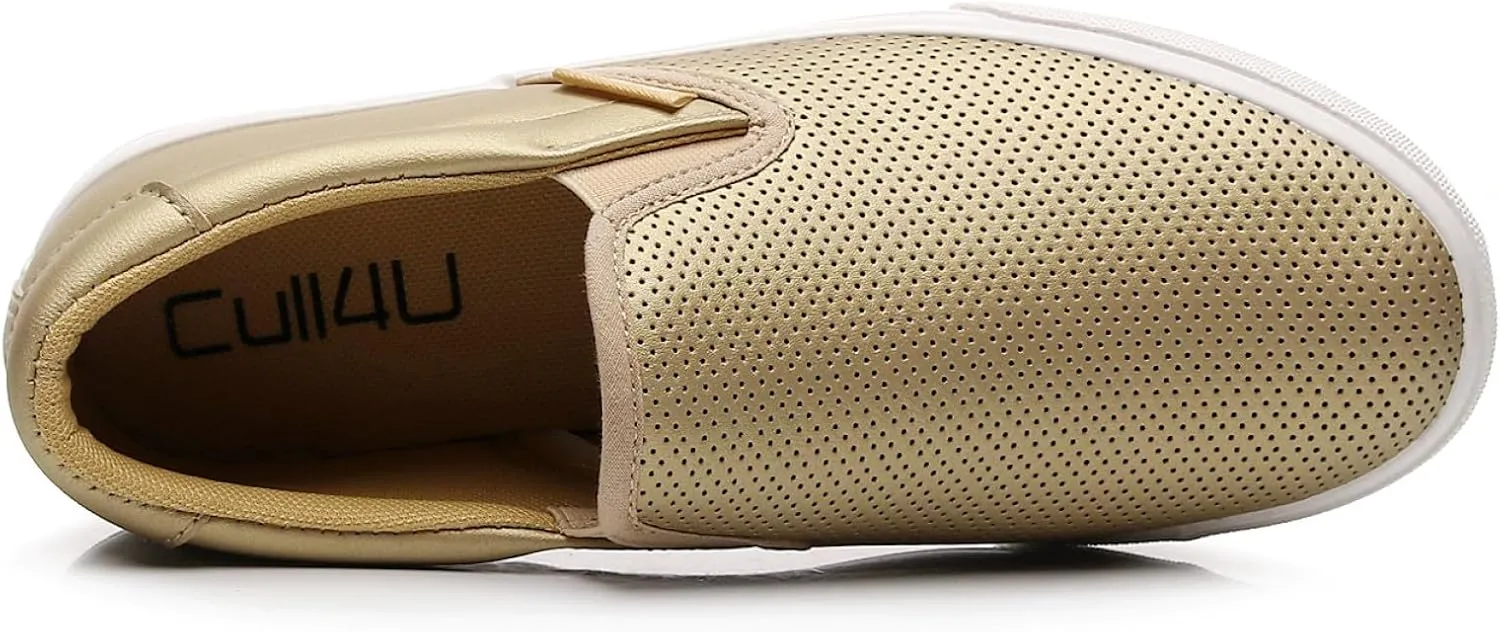 Cull4U Women's Breathable Slip On Trainer Shoes