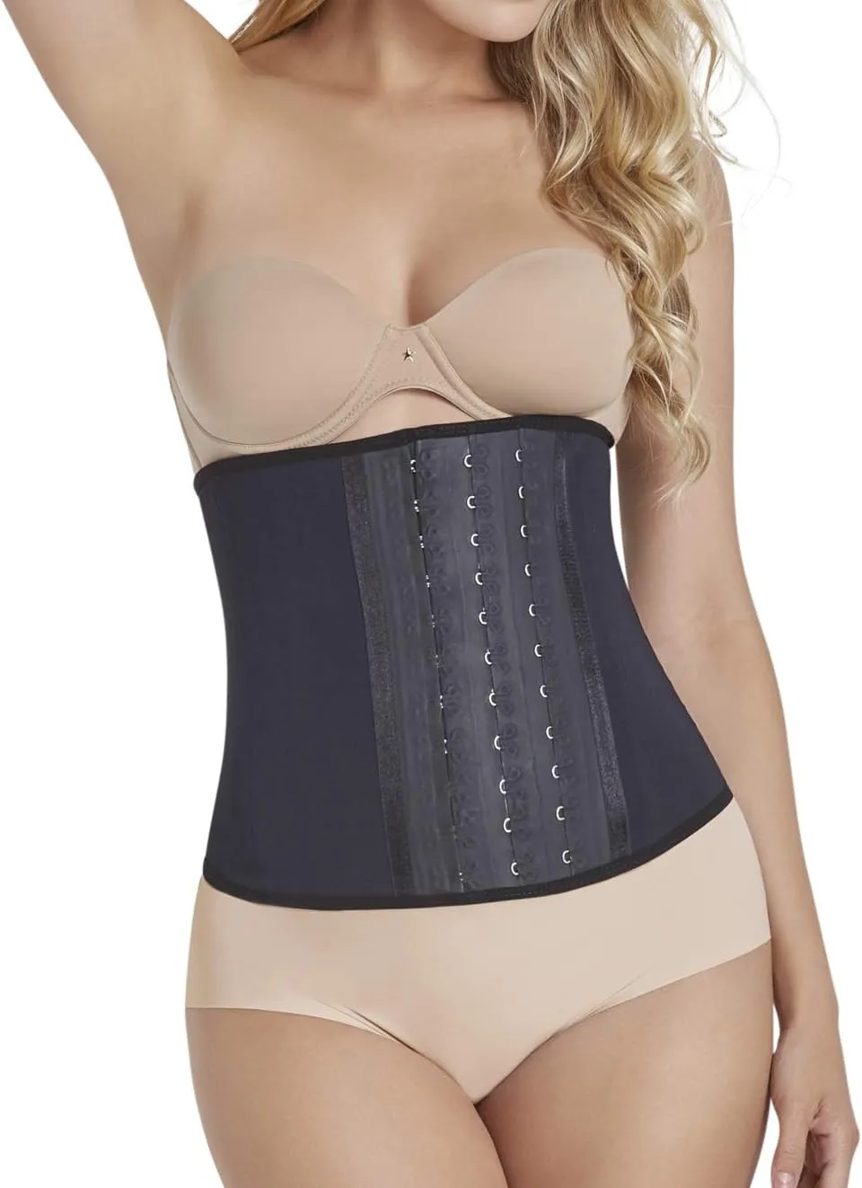 CURVEEZ Waist Trainer for Women - Premium Tummy Control Shapewear, Corset Waist Cincher, Perfect for Postpartum, Weight Loss