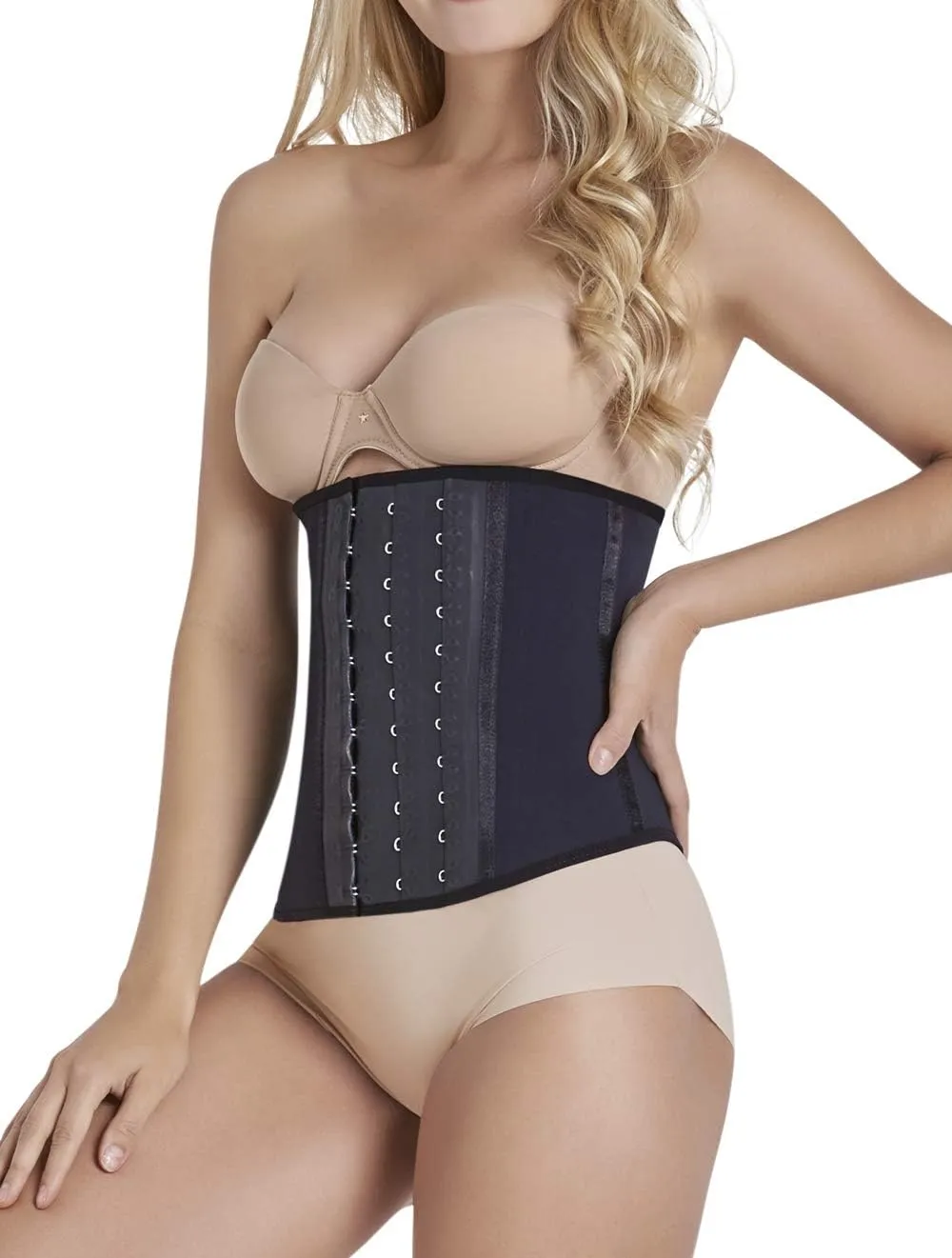 CURVEEZ Waist Trainer for Women - Premium Tummy Control Shapewear, Corset Waist Cincher, Perfect for Postpartum, Weight Loss