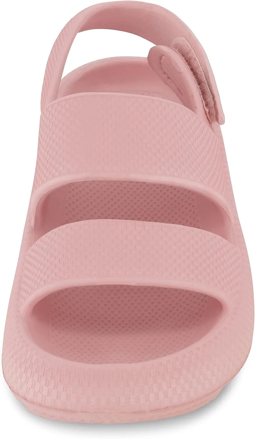 CUSHIONAIRE Kid's Fuji sandal with adjustable strap and  Comfort