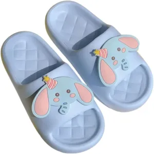 Cute Kawaii Multi Colored Animal Elephant Pillow Slipper Cloud Slides Non-Slip Summer Slipper
