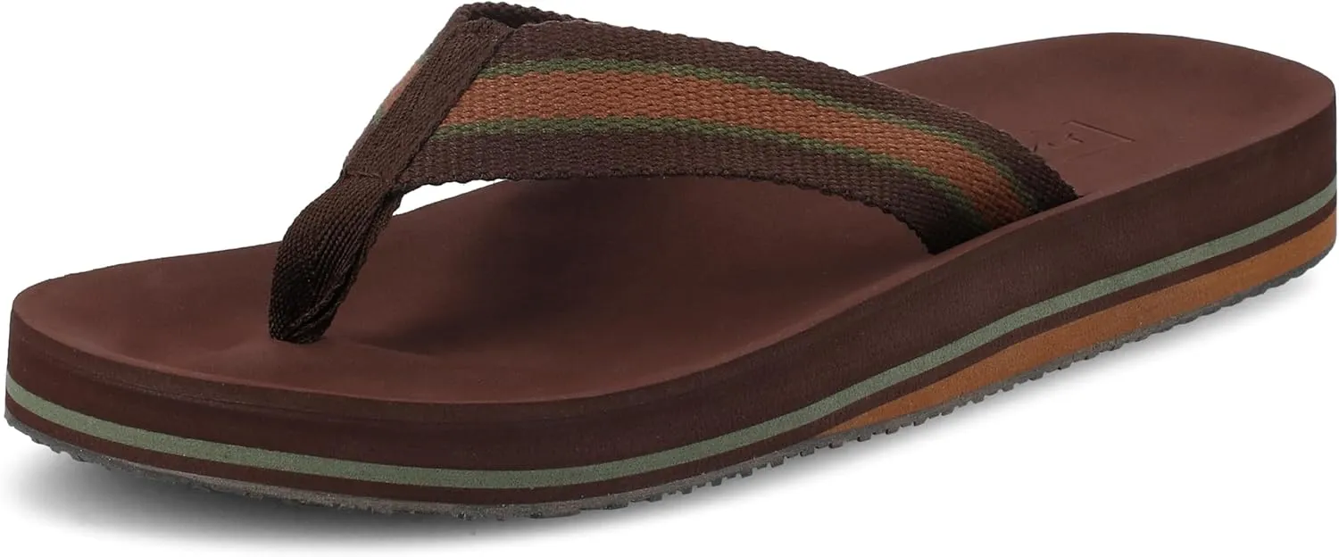 Dakine Men's Rockoe Sandal Flip Flop Yoga Mat Memory Foam Thong Beach Slide