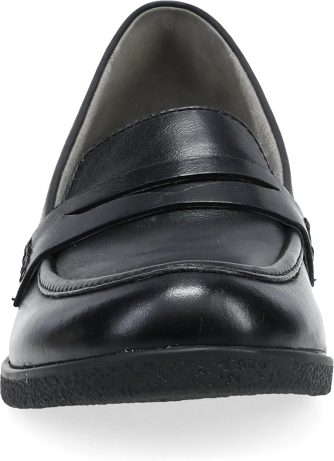 Dansko Danica Heeled Loafer for Women - Waterproof Leather with Rubber Outsole and Leather Stacked Heel for Long-Lasting Style in Any Weather