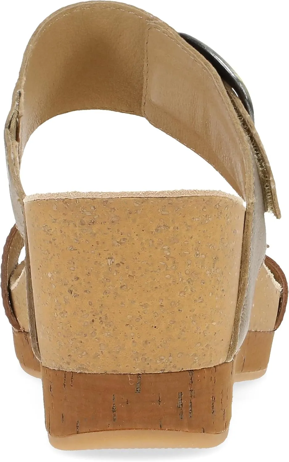 Dansko Shannon Slip-On Wedge Sandal for Women - Cork/EVA Wedge with Arch Support -Fully Adjustable Straps-Versatile Casual to Dressy Footwear