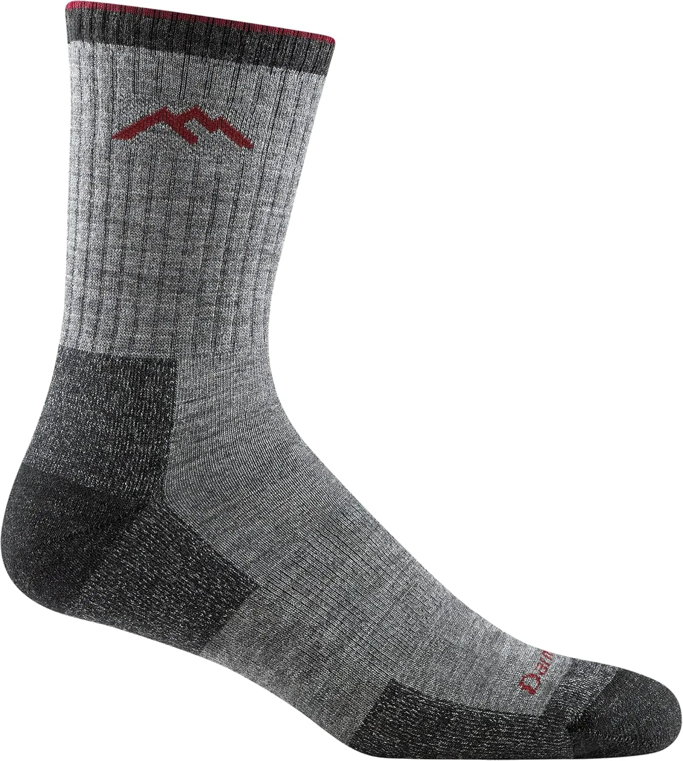Darn Tough Hiker Midweight Micro Crew Sock with Cushion, Mens Socks for Hiking and Camping, Boot Socks