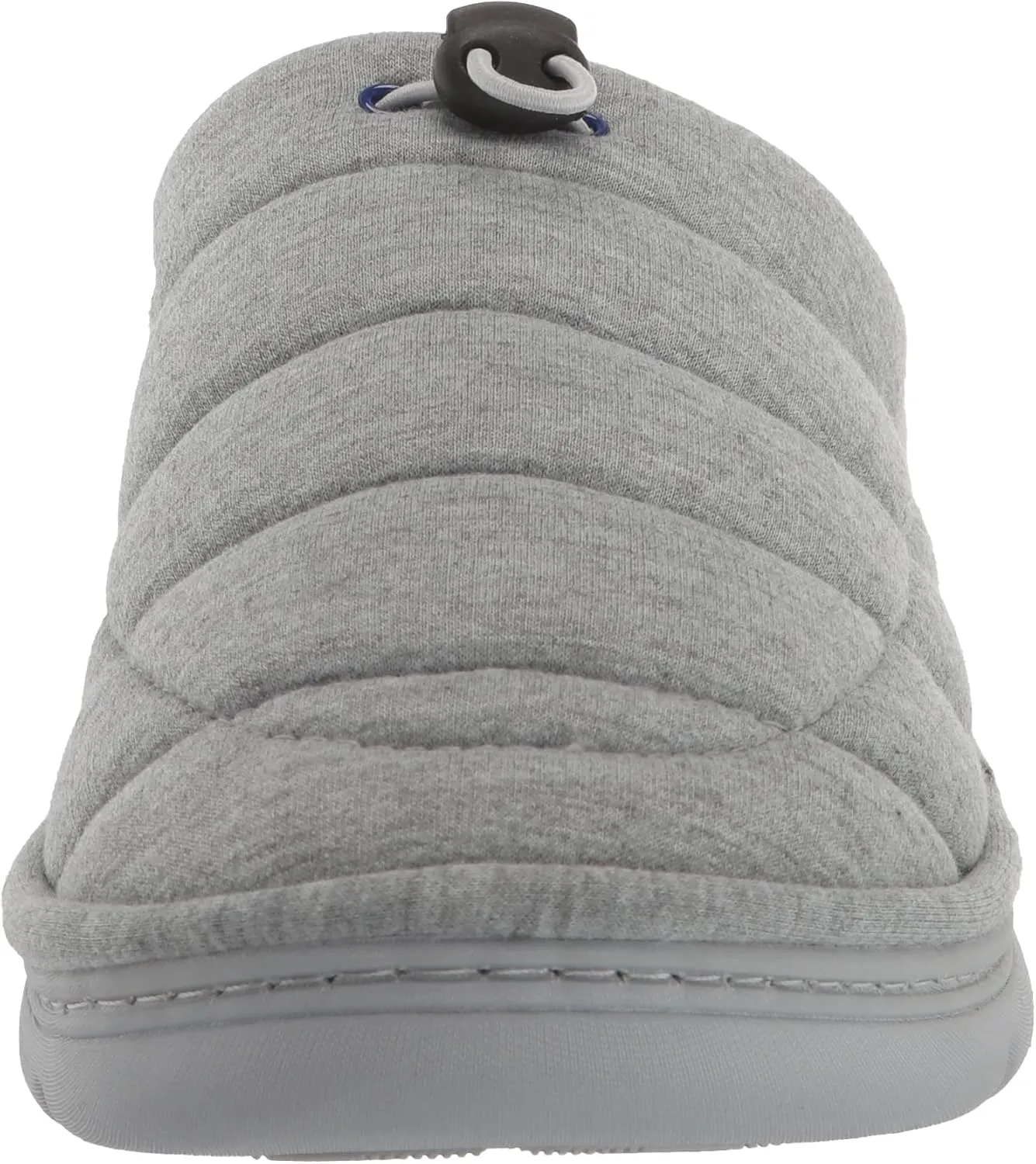 Dearfoams Men's Austin Quilted Memory Foam Sweatshirt Scuff Slipper