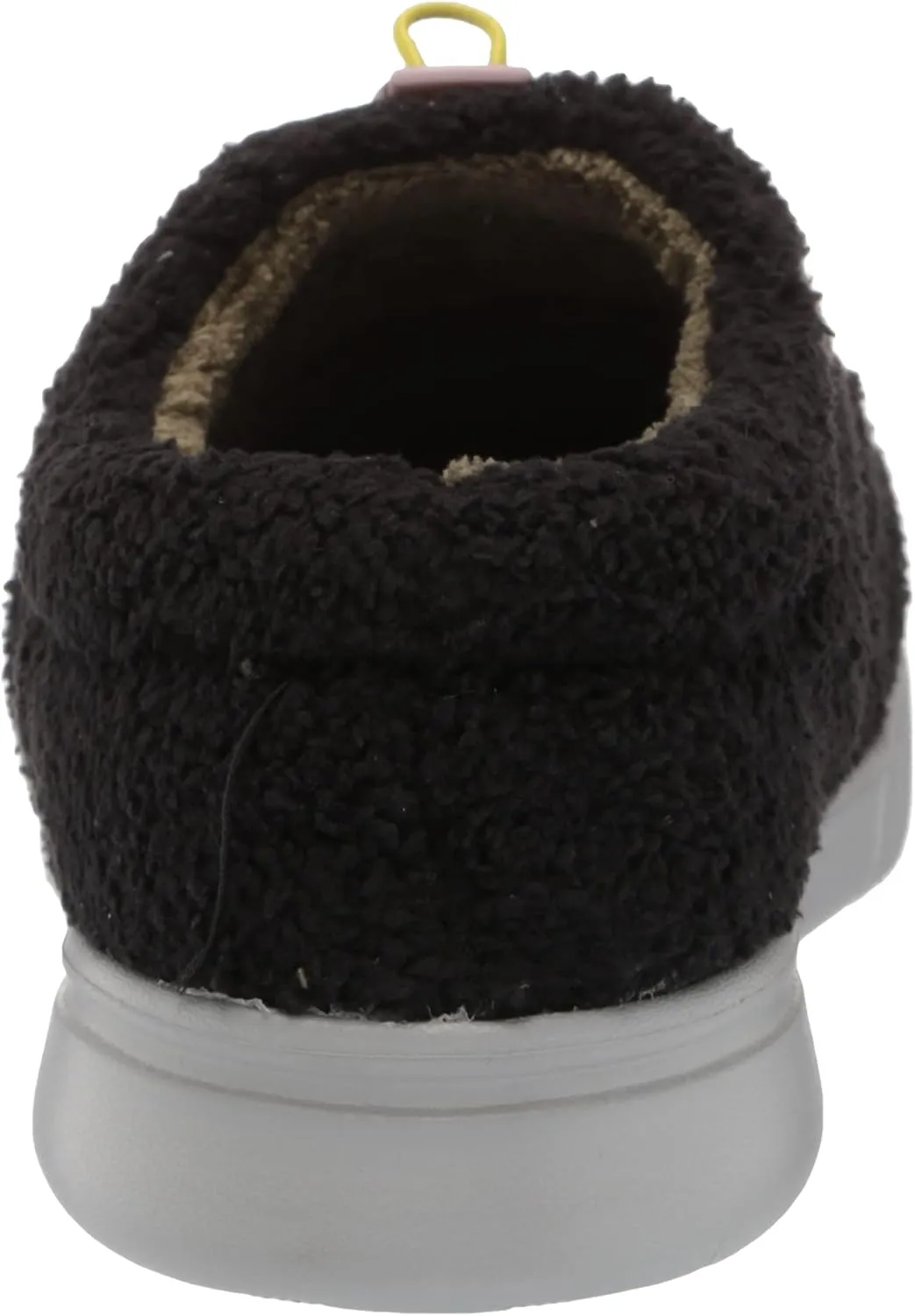 Dearfoams Men's Tatum Teddy Sport Lounge Clog Slipper