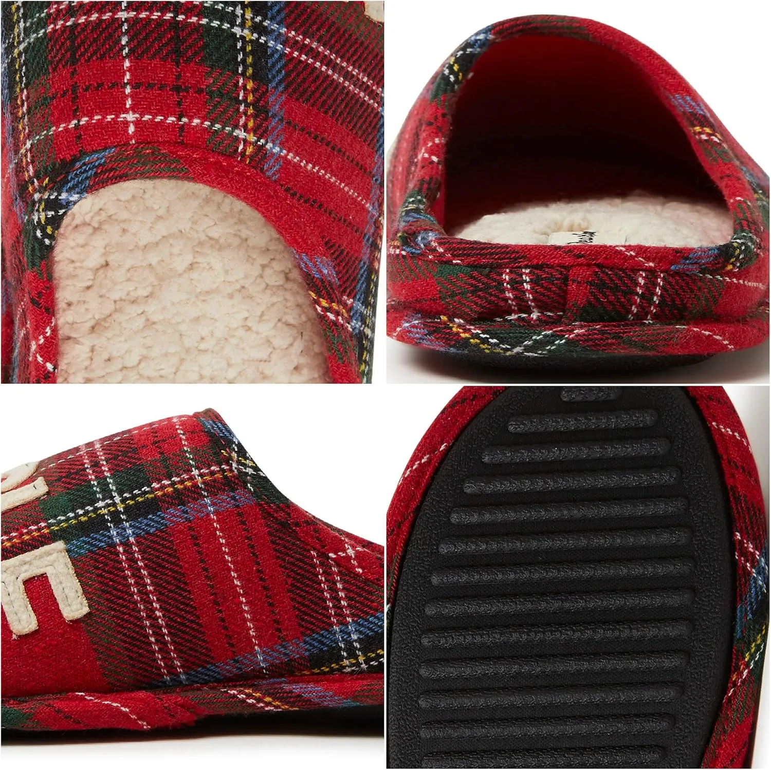 Dearfoams Men's Uncle Bear Slipper