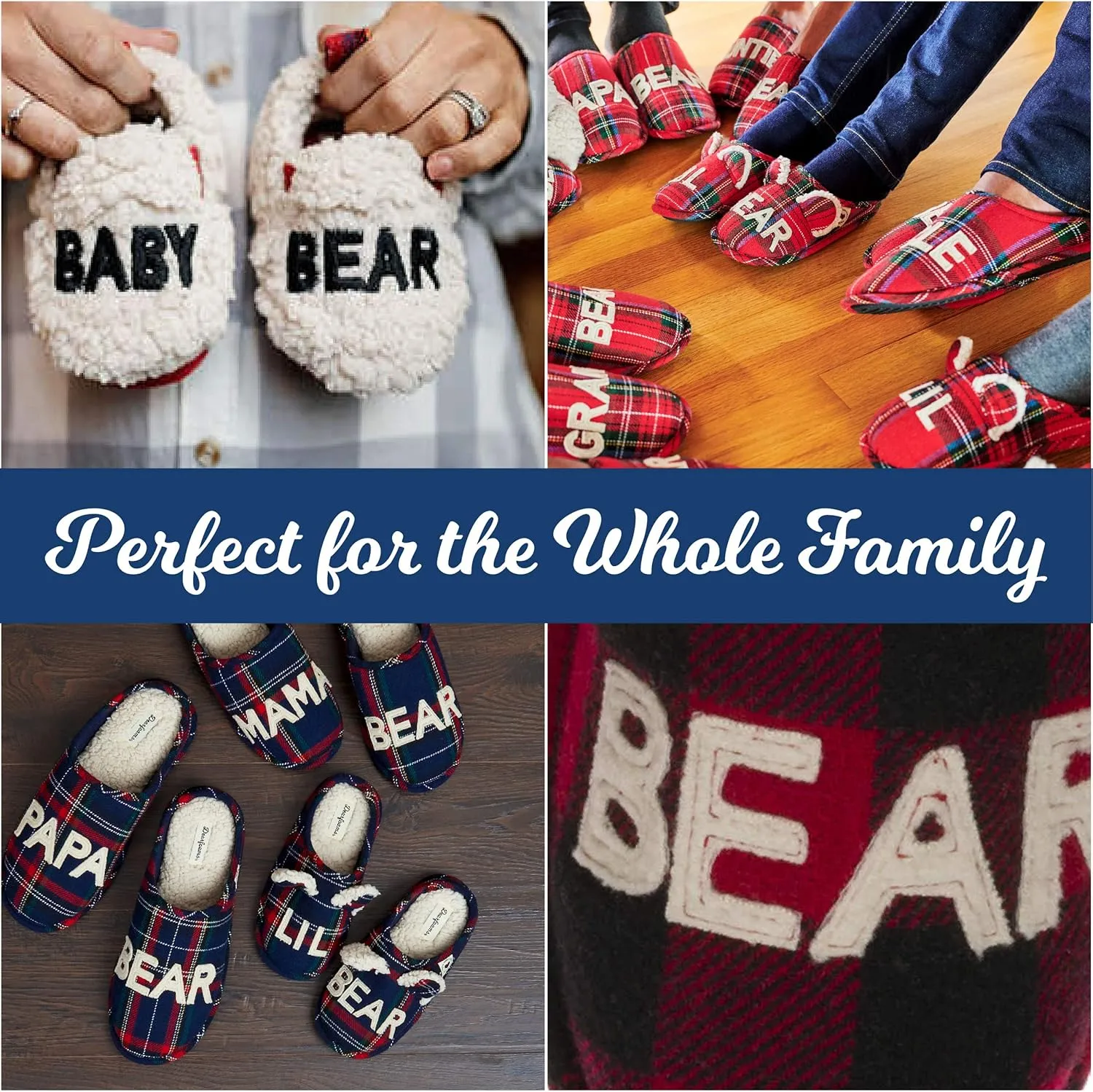 Dearfoams Men's Uncle Bear Slipper