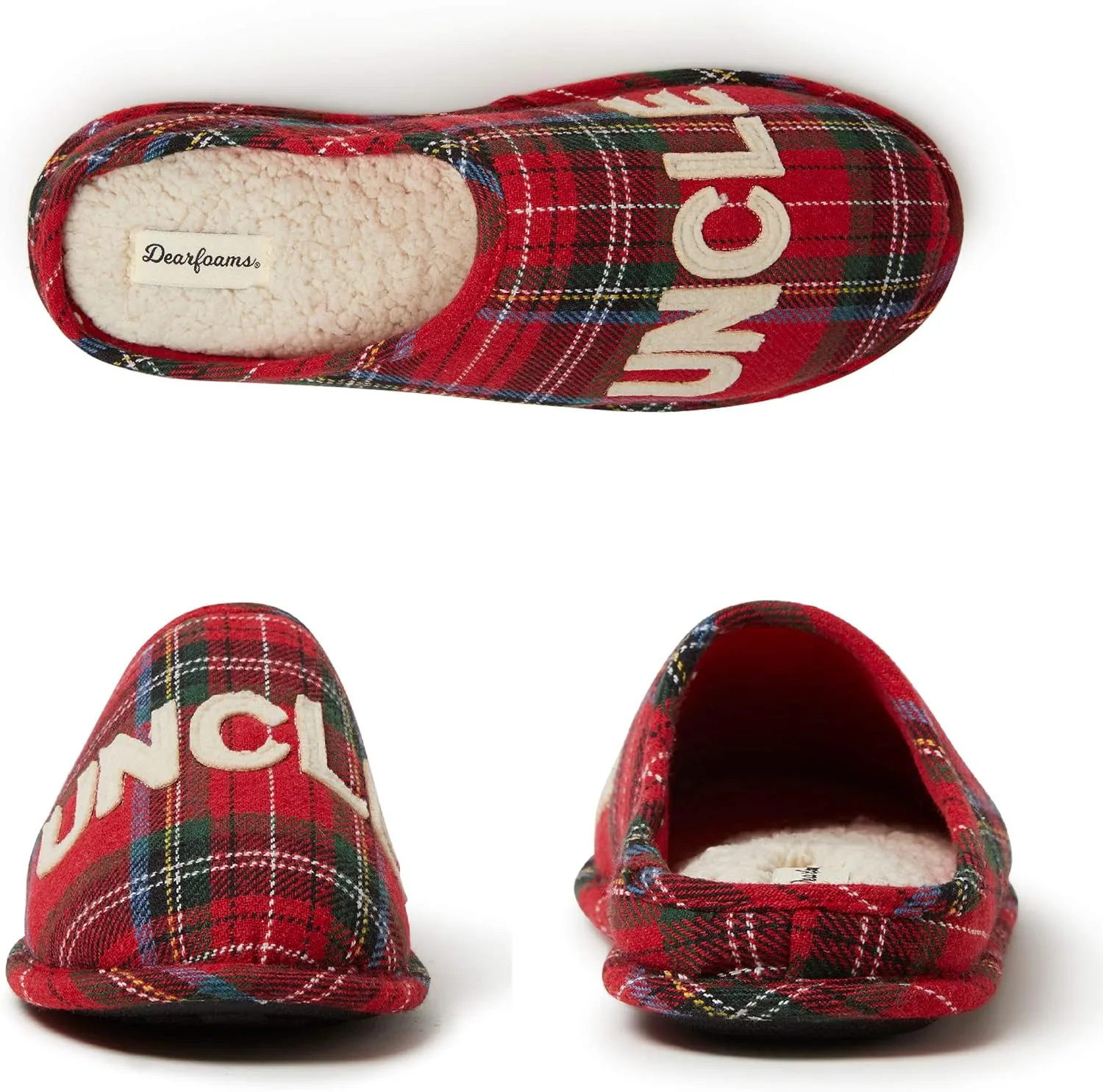 Dearfoams Men's Uncle Bear Slipper