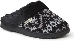 Dearfoams Women's Allison Chenille Fairisle Scuff Slipper