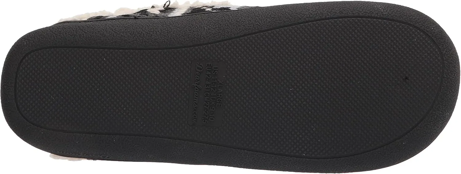Dearfoams Women's Erin Fairisle Extended Tab Scuff Slipper