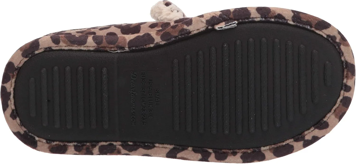 Dearfoams Women's Lil Bear Adult Clog Slipper