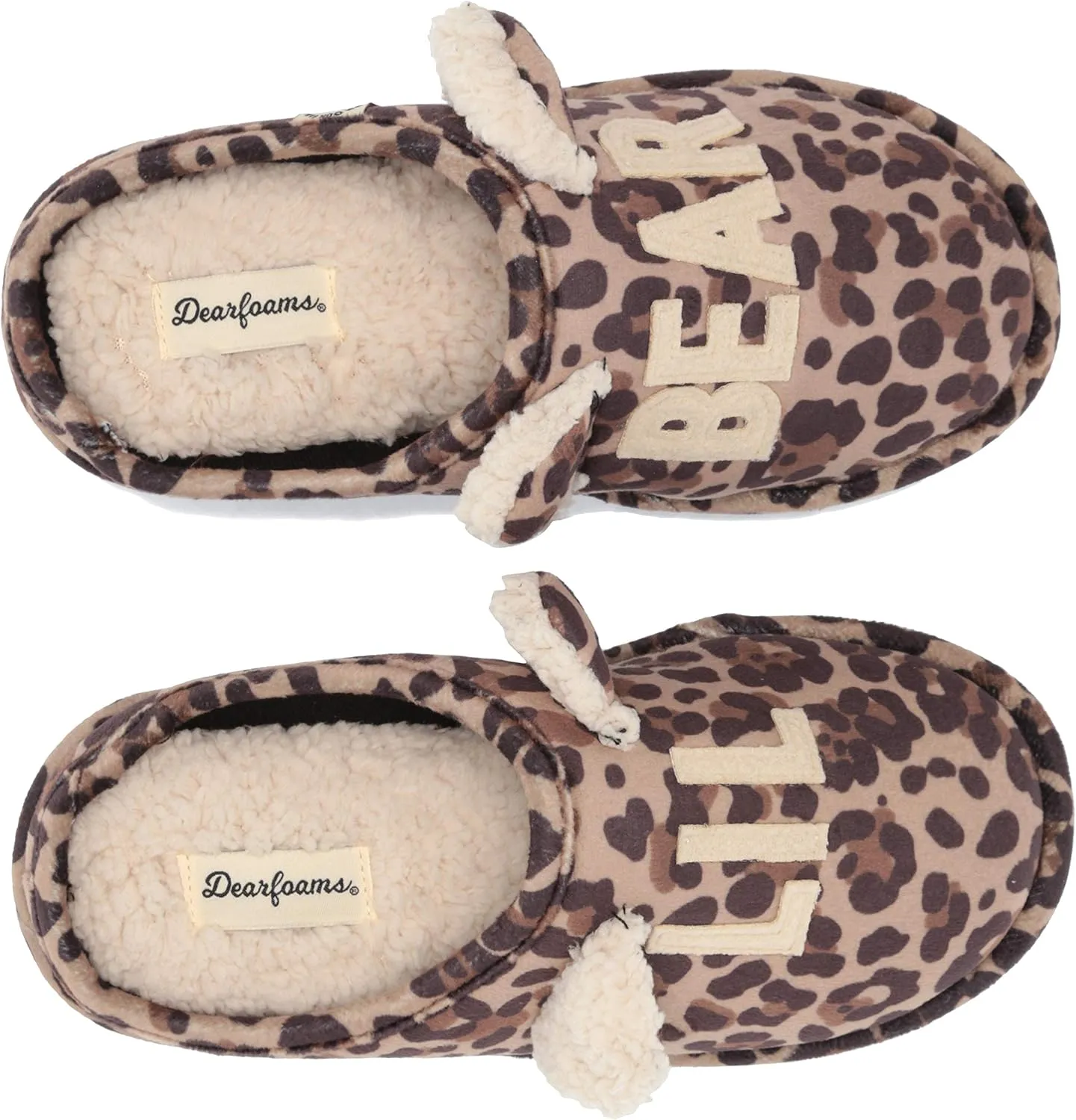 Dearfoams Women's Lil Bear Adult Clog Slipper