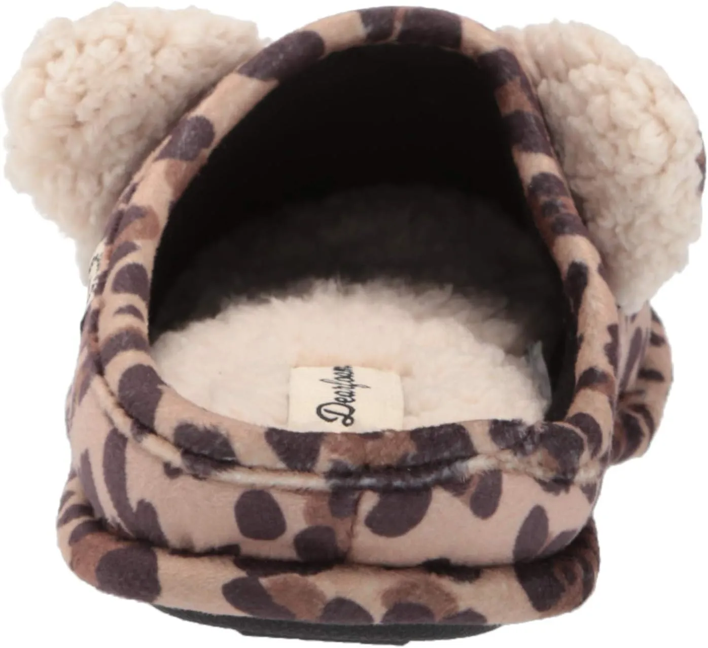 Dearfoams Women's Lil Bear Adult Clog Slipper