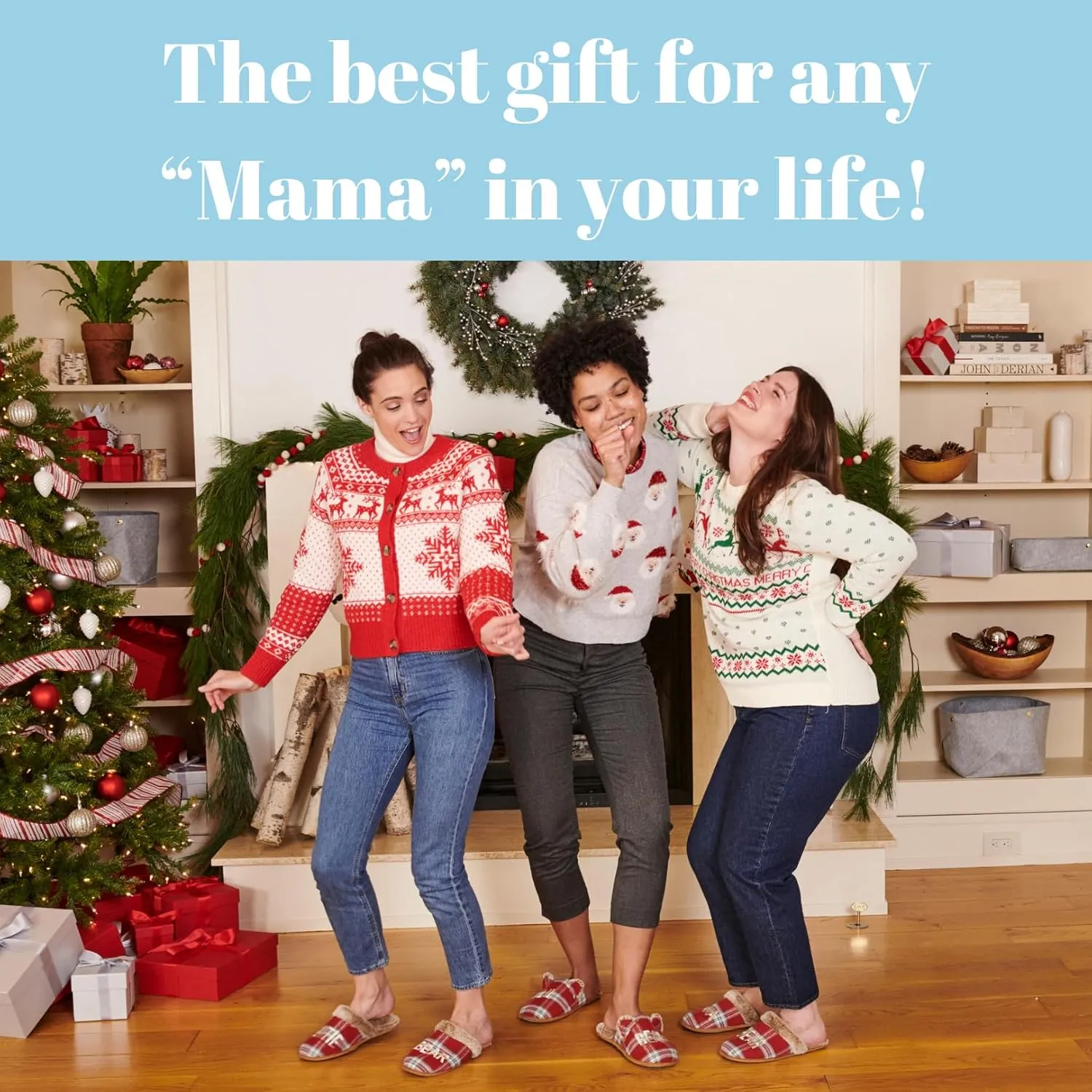 Dearfoams Women's Mama Bear Slipper