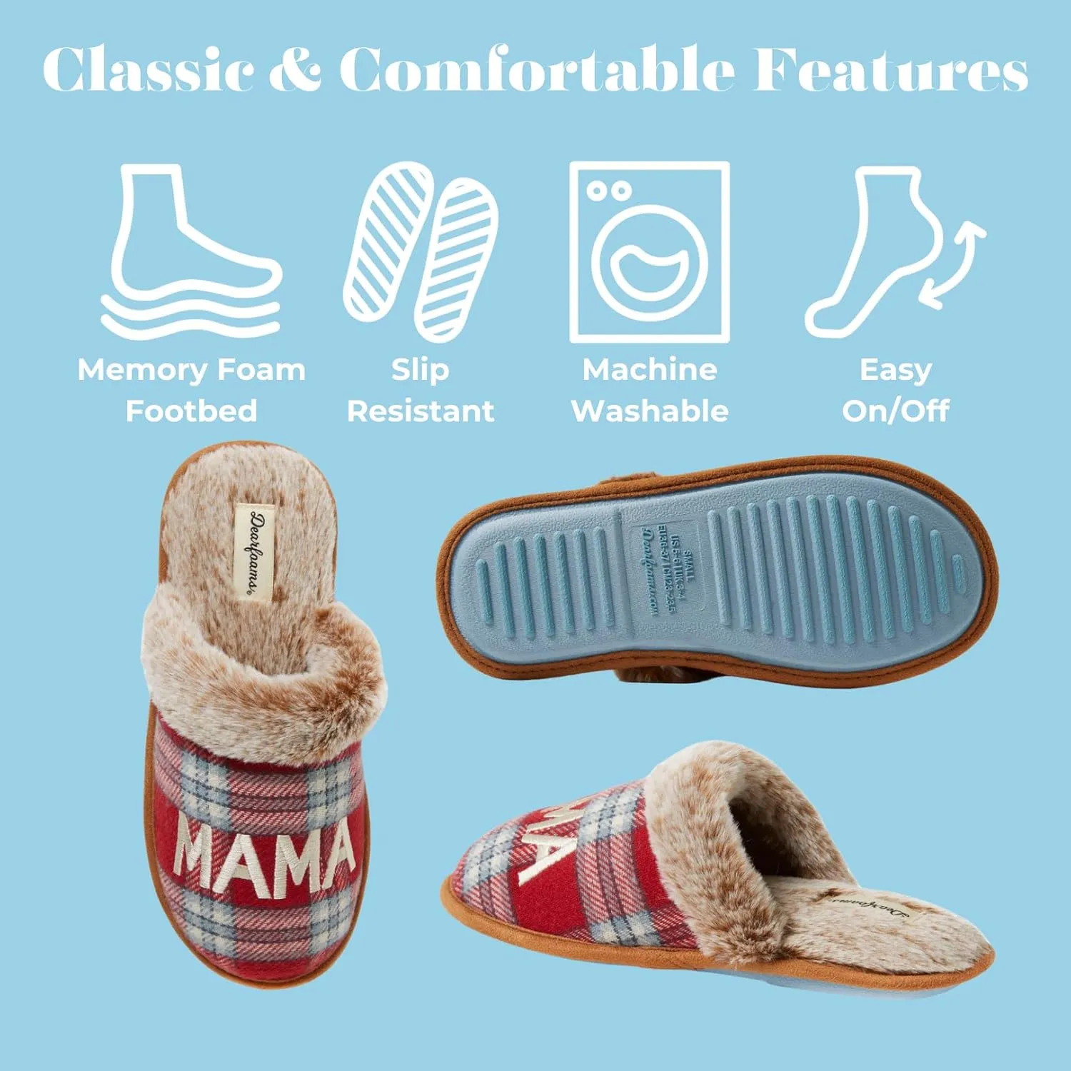 Dearfoams Women's Mama Bear Slipper