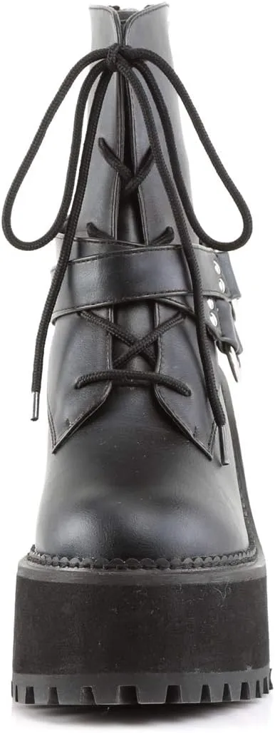 Demonia Women's Asst101/Bvl Ankle Bootie