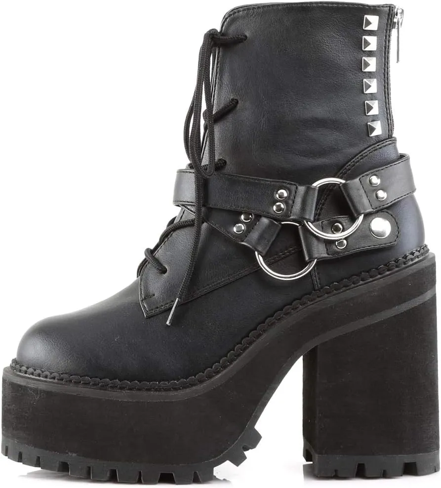 Demonia Women's Asst101/Bvl Ankle Bootie