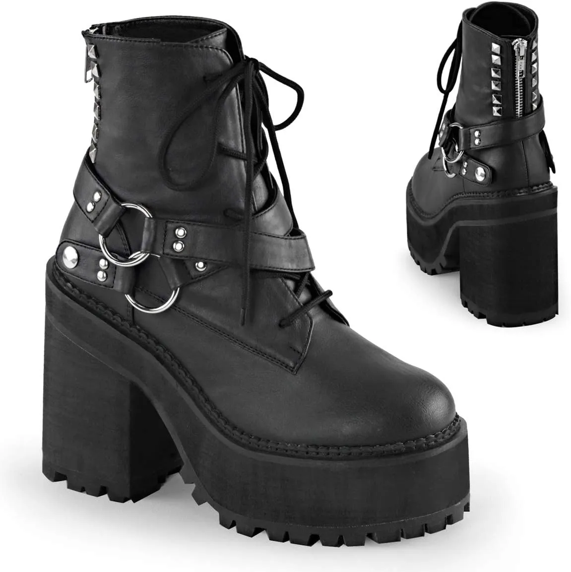 Demonia Women's Asst101/Bvl Ankle Bootie