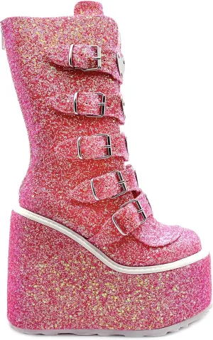 Demonia Women's Swing-230G mid-calf boot
