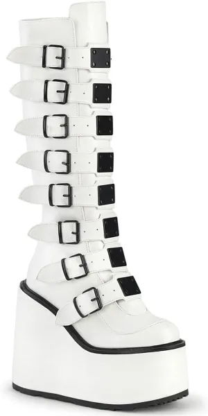 Demonia Women's Swing-815 Knee-High Boots