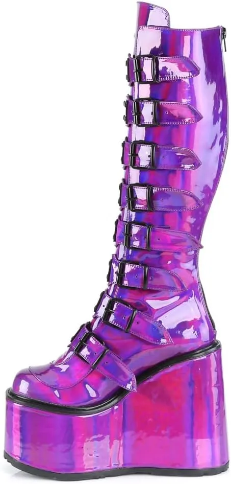 Demonia Women's Swing-815 Knee-High Boots