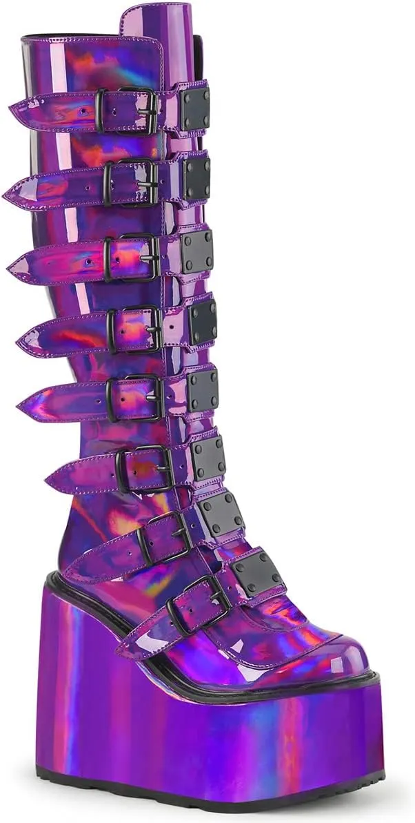 Demonia Women's Swing-815 Knee-High Boots