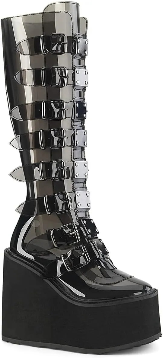 Demonia Women's Swing-815C Knee-high Boots
