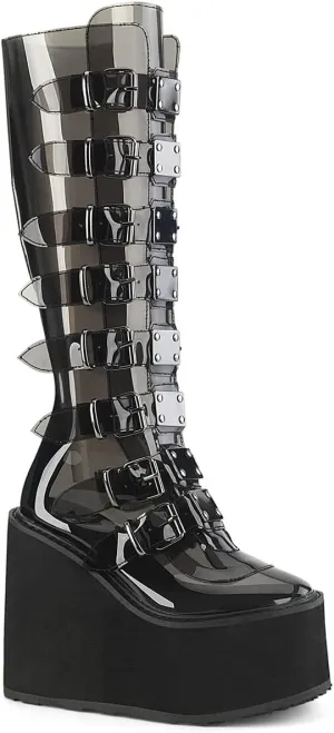 Demonia Women's Swing-815C Knee-high Boots