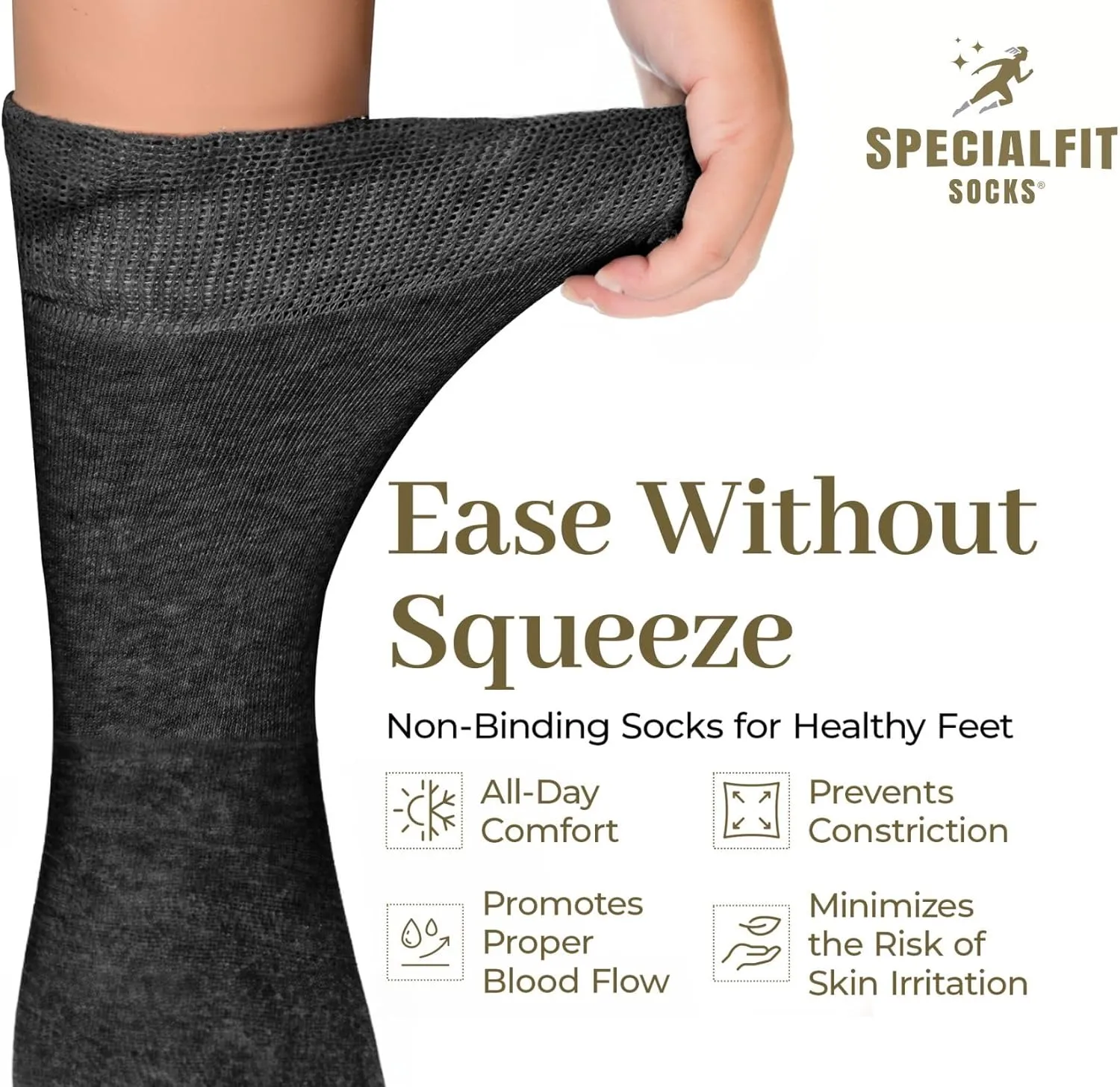 Diabetic socks for women/unisex - Cozy and fuzzy - Super soft and Cushioned thermal socks, Premium Diabetes care…