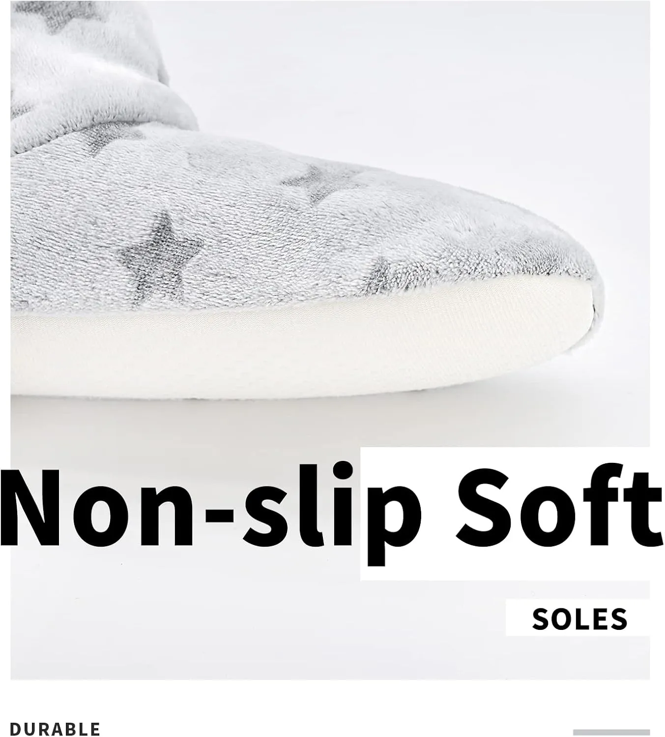 DICUIRD Womens Cozy&Warm Slipper Socks with Grippers-House Socks