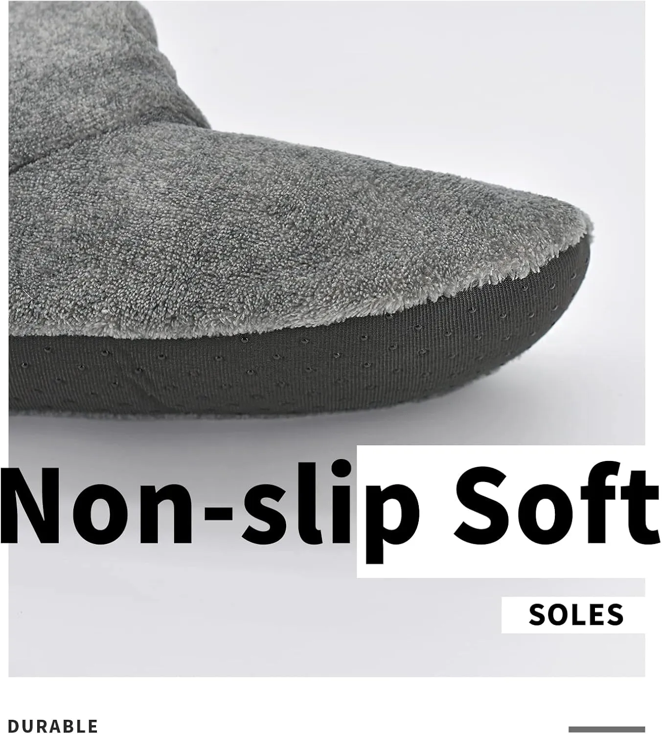 DICUIRD Womens Cozy&Warm Slipper Socks with Grippers-House Socks