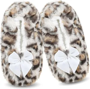 DICUIRD Womens Cozy&Warm Soft Sole Slipper Socks with Grippers-Fuzzy Fleece Lined House Slippers with Non-skid Bottoms