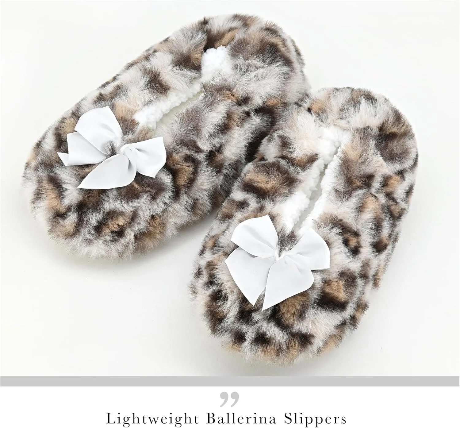 DICUIRD Womens Cozy&Warm Soft Sole Slipper Socks with Grippers-Fuzzy Fleece Lined House Slippers with Non-skid Bottoms