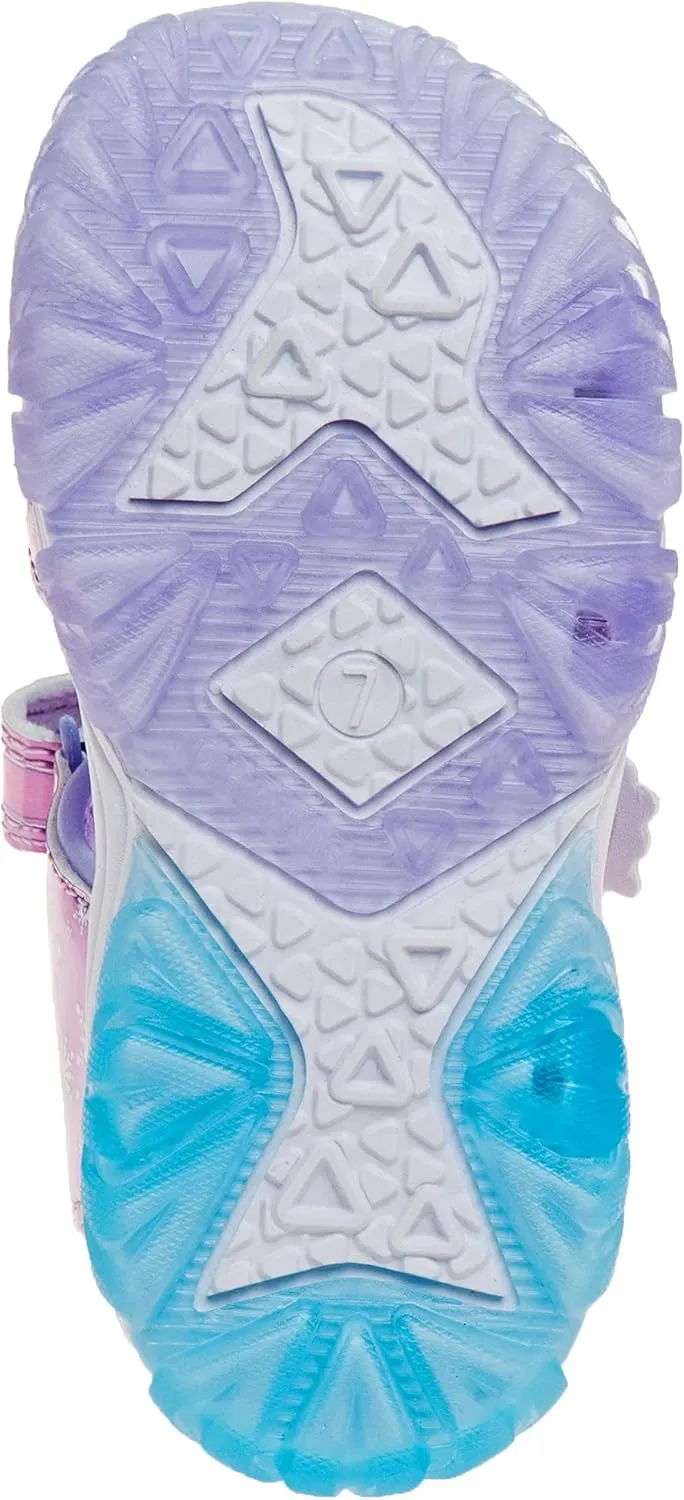 Disney Girl's Frozen Lighted River Sandal (Little Kid) Sport