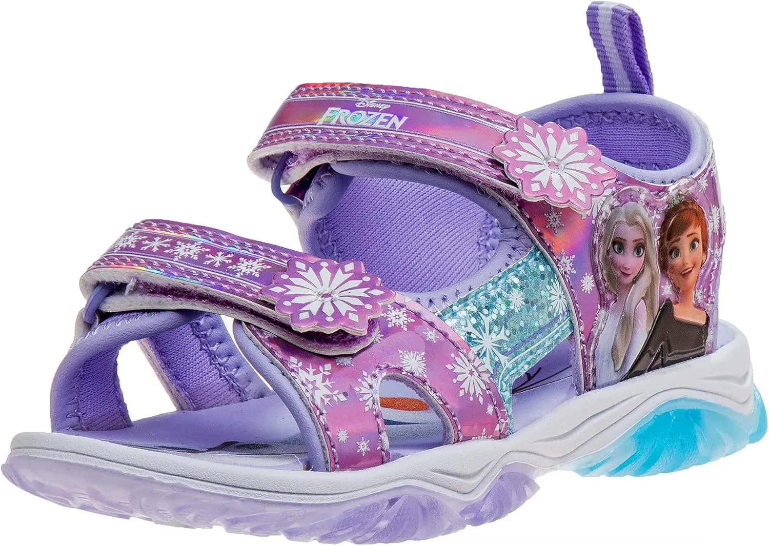 Disney Girl's Frozen Lighted River Sandal (Little Kid) Sport