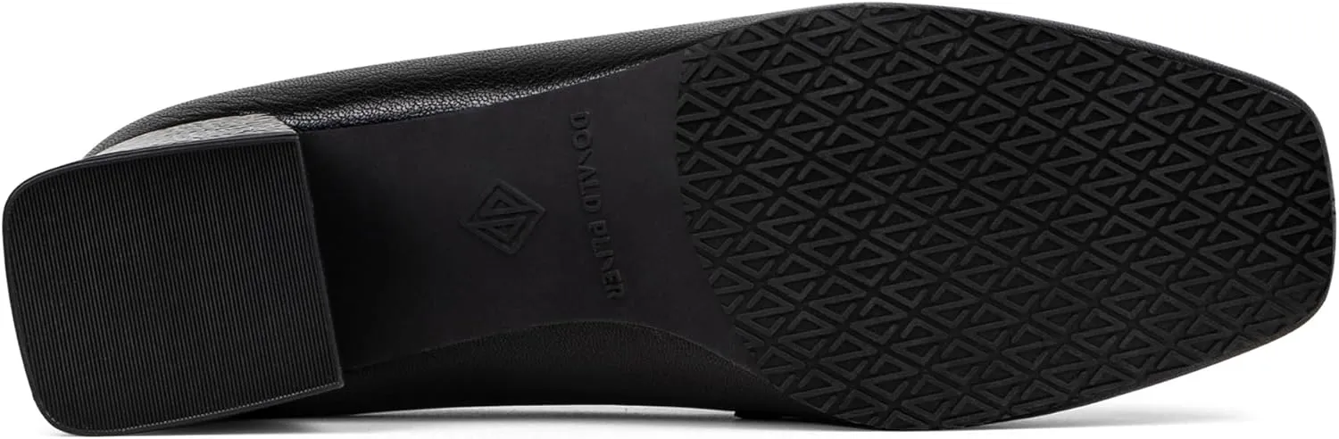 Donald Pliner Women’s Tristina Penny Loafer Heel – 1.3” Block Heel Shoes for Comfort, Slip On Women’s Heels