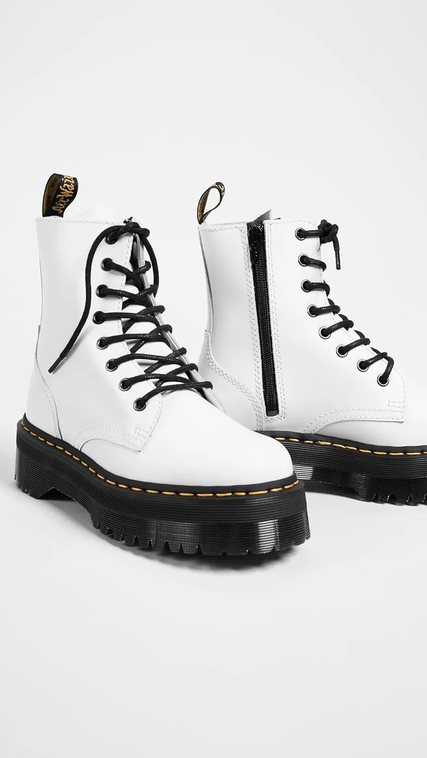 Dr. Martens, Jadon 8-Eye Leather Platform Boot for Men and Women