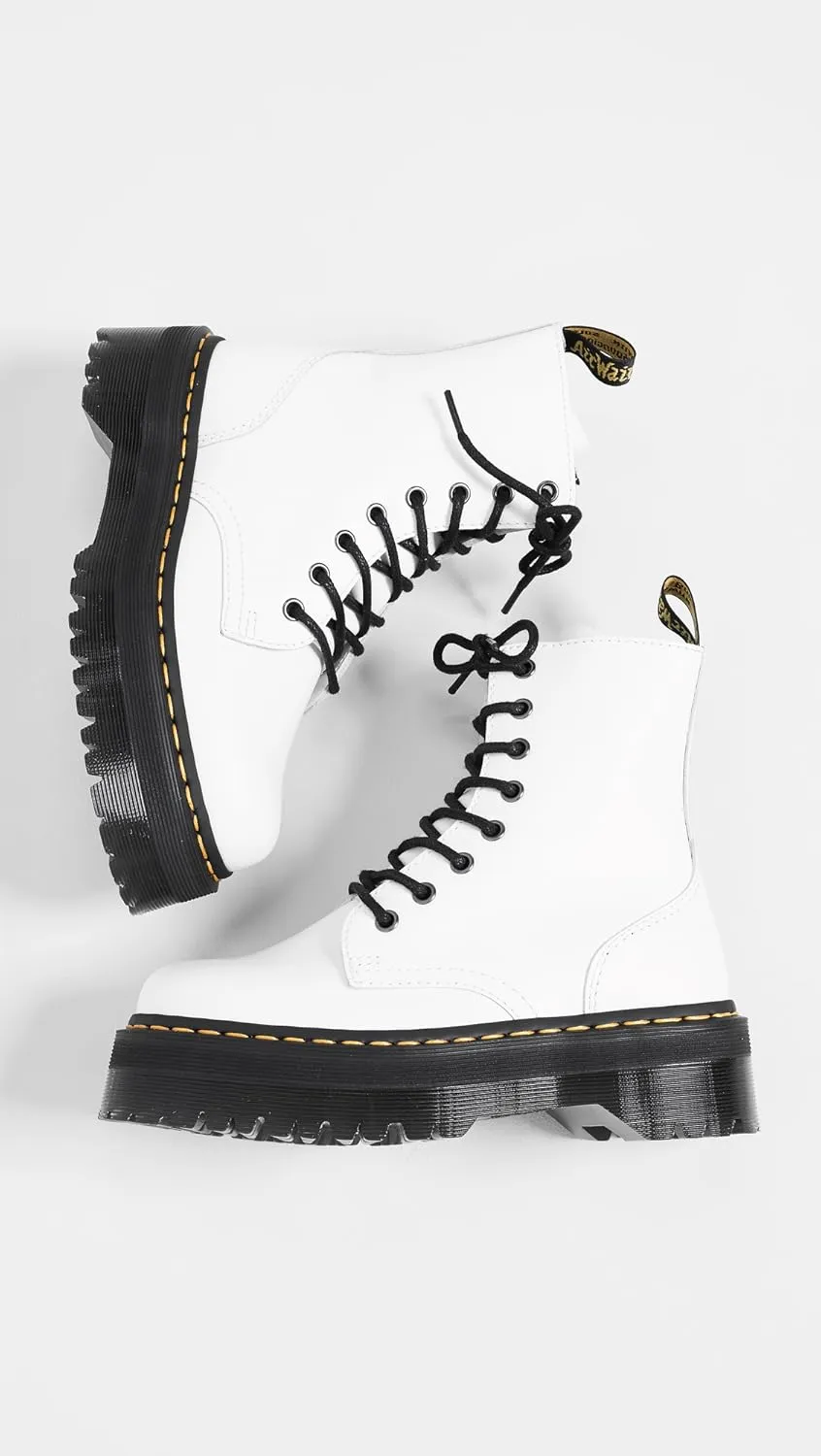 Dr. Martens, Jadon 8-Eye Leather Platform Boot for Men and Women