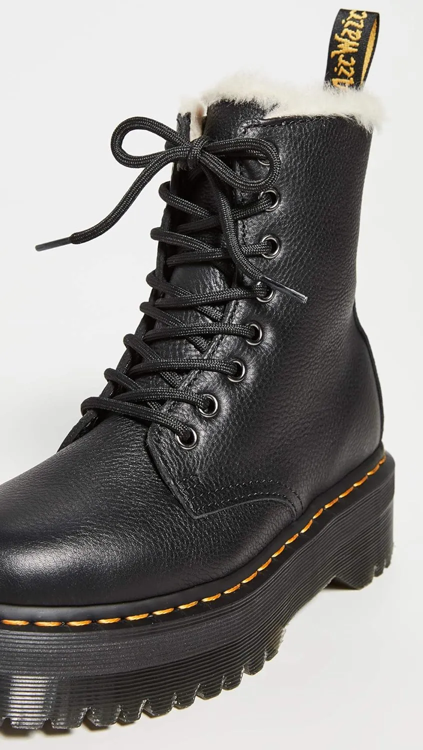 Dr. Martens Jadon Faux-Fur Lined 8 Eye Boots