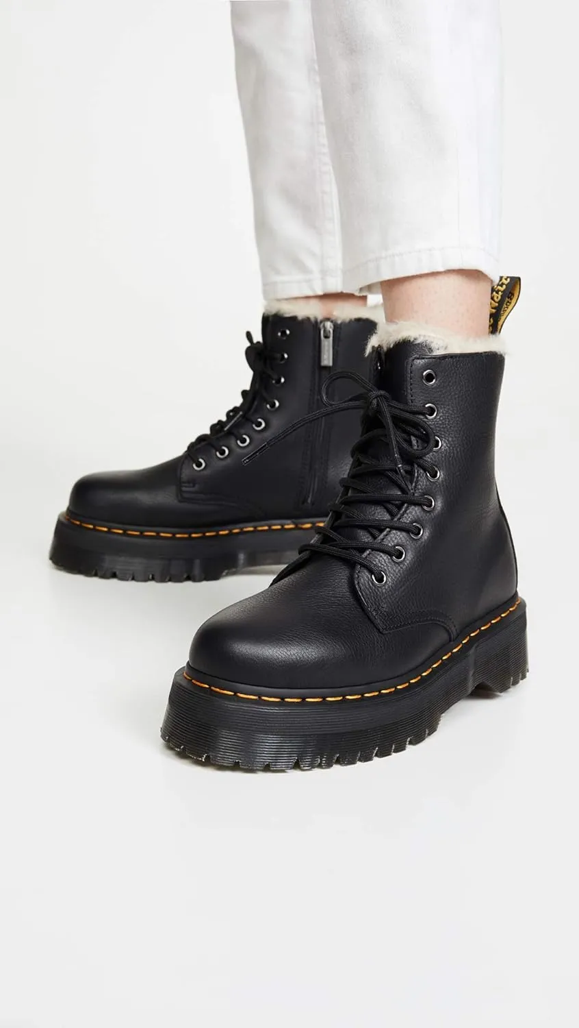 Dr. Martens Jadon Faux-Fur Lined 8 Eye Boots