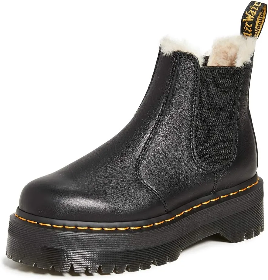 Dr. Martens Women's Unlined Chelsea Half Shaft Ankle Boots Snow