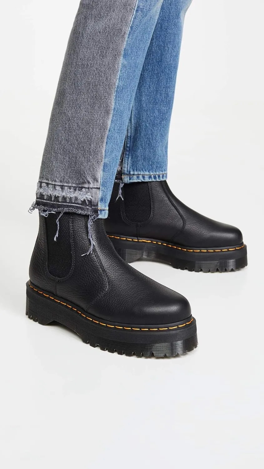 Dr. Martens Women's Unlined Chelsea Half Shaft Ankle Boots Snow