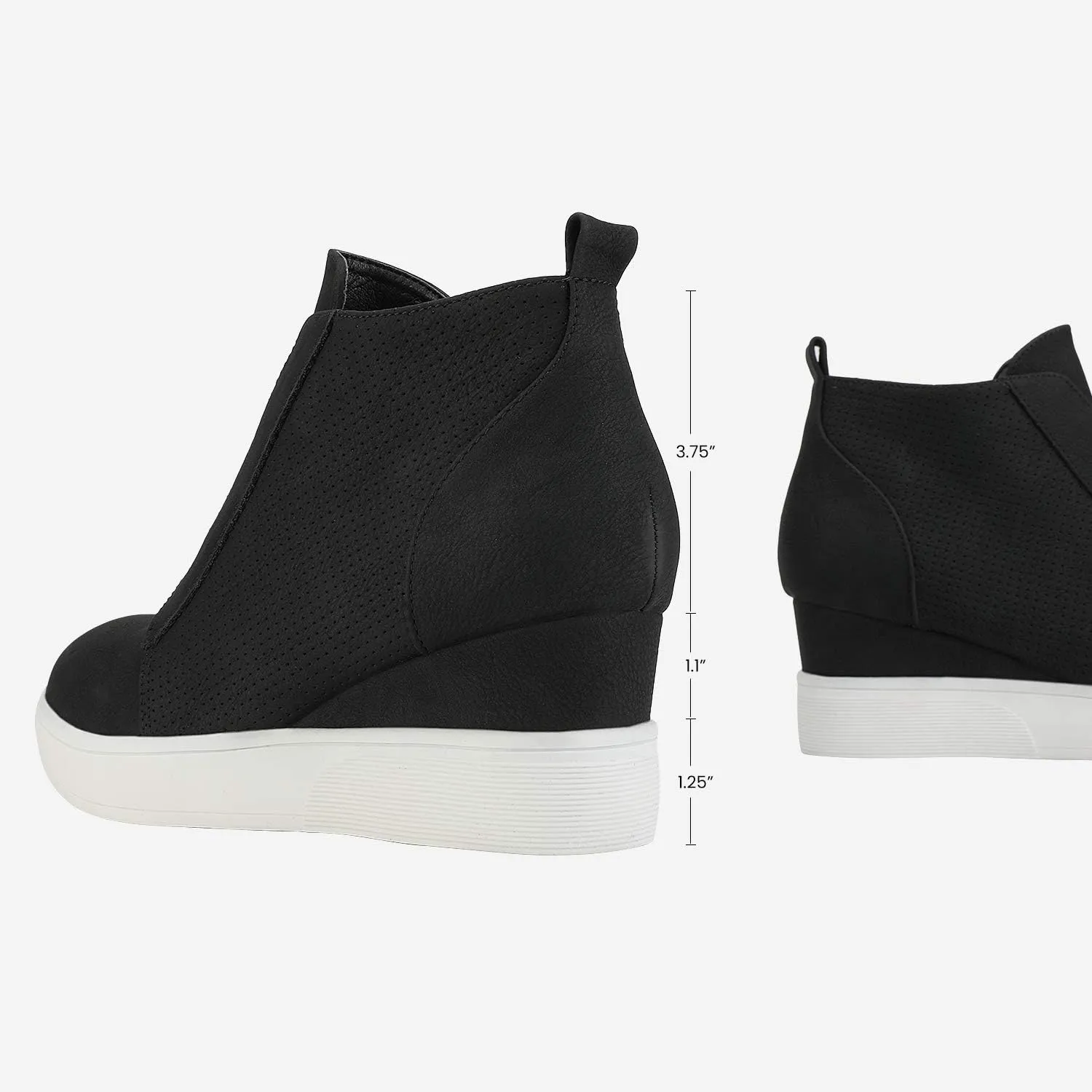 DREAM PAIRS Women’s Platform Wedge Sneakers Ankle Booties
