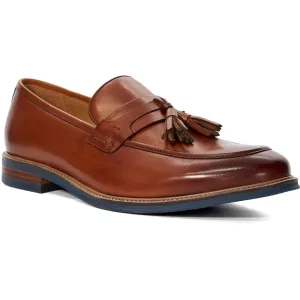 Dune Simley Leather Men's Tan Loafers